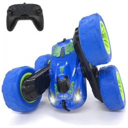 Carrinho de Controle Remoto Threeking com Luzes e Função Stunt - Presente Ideal para Crianças de 4 a 12 Anos