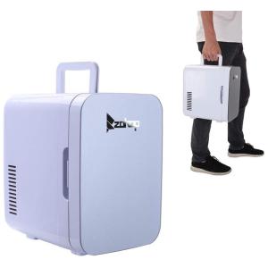 Mini Geladeira e Frigobar para carro Portátil 6 Litros e Aquecedor 12V Para Dormitório Barco, 110v, GOUJXCY, Branco