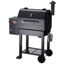 Churrasqueira á Pellet de Madeira com Controle PID 2.0, Superfície de Cozimento Total 1100 cm2 e Sondas de Carne para Churrasco ao Ar Livre