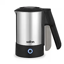 Chaleira Elétrica 600mL em Aço Inoxidável, 110V 1000W, Salton JK2035, Prata