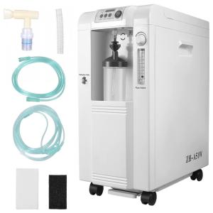 BCBC Concentrador de Oxigênio Portátil 5L, Funciona 24H, 110V, Branco