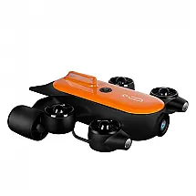 Drone Aquático Inteligente Geneinno Laranja com Câmera 4K UHD, Vídeo HD e Luz LED Integrada