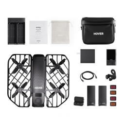 Câmera Voadora X1 PRO 4K Action, Drone Dobrável com Velocidade de Seguimento de 42 KMH, 10 Modos de Voo Totalmente Automáticos, HOVERAir