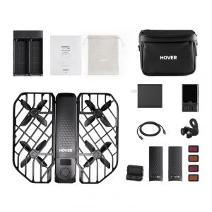 Câmera Voadora X1 PRO 4K Action, Drone Dobrável com Velocidade de Seguimento de 42 KMH, 10 Modos de Voo Totalmente Automáticos, HOVERAir