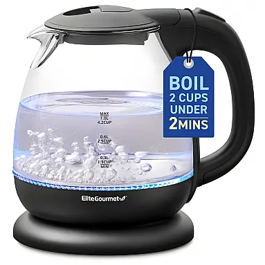 Chaleira Elétrica de Vidro 1,0L