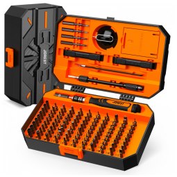 Kit de Chaves de Fenda de Precisão Pequeno JOREST 115 Peças Colorido - 103 Bits Magnéticos para Reparos Domésticos