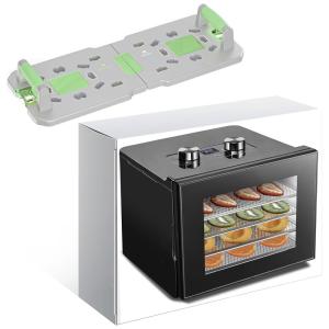 Máquina Desidratadora de Alimentos, com 4 Bandejas de Aço Inox, 110 V, VERESIX, Preto