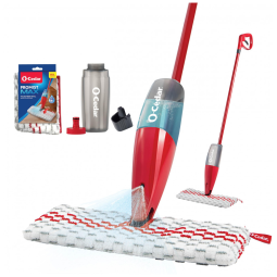 Mop Spray com 1 Refil Extra de Microfibra, O Cedar ProMist MAX, Vermelho