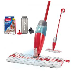 Mop Spray com 1 Refil Extra de Microfibra, O Cedar ProMist MAX, Vermelho