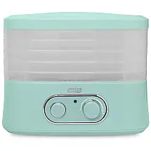 Desidratador de Alimentos com 5 Bandejas e Controle de Temperatura, 110V 240W, DASH, Cinza