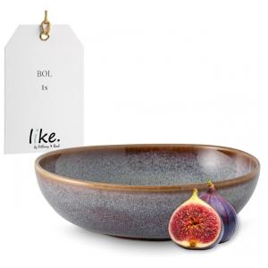 Tigela para Frutas e Cereais com Estilo Rústico, Material de Porcelana e Formato Redondo, Villeroy Boch, Bege