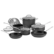 Conjunto de Panelas e Frigideiras Antiaderentes, Peças, CUISINART 66 11, Preto
