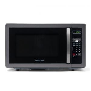 Micro Ondas de Bancada em Aço Inoxidável 31L com Iluminação LED, 110V 1000W, Farberware, Preto