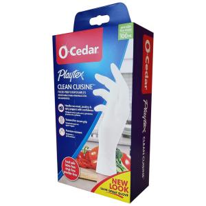 Luva Descartável para Cozinha, 1 Pacote com 100 Un, PLAYTEX
