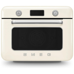Forno Combinado de Bancada Retrô Smeg Creme 30L Ar Forçado Vapor e Air Fry 1800W 110V