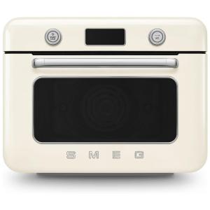 Forno Combinado de Bancada Retrô Smeg Creme 30L Ar Forçado Vapor e Air Fry 1800W 110V
