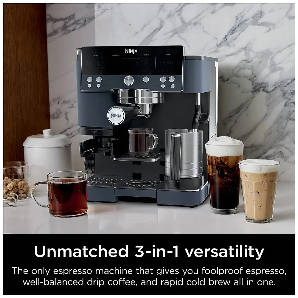 Cafeteira Espresso Ninja Luxe Café Premier ES601CY 3-em-1