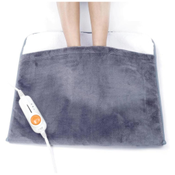 Aquecedor de Pés para Homens e Mulheres com Aquecimento Rápido e Desligamento Automático, 110V, Gintao, Cinza