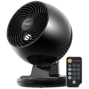 Ventilador de Mesa WOOZOO com 7 Velocidades e Controle Remoto, 110v, IRIS USA, INC. 586807, Preto