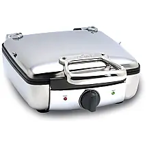 Máquina de Waffle, 4 Fatias, Aço Inoxidável, 110v, ALL CLAD 99010GT, Prateado