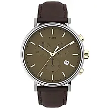 Relógio Masculino Analógico Automático, Couro, TIMEX TW2T67700, Marrom