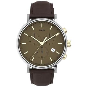 Relógio Masculino Analógico Automático, Couro, TIMEX TW2T67700, Marrom