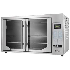 Oster Forno Elétrico de Bancada com Controle de Temperatura e Temporizador, 110V, Aço Inoxidável