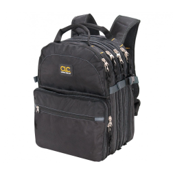 Mochila de Ferramentas Organizadora com 75 Compartimentos, CUSTOM LEATHERCRAFT 1132, Preto