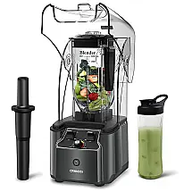 Liquidificador Comercial CRANDDI K90 Cinza Cápsula Silenciosa 2,36L 6 Lâminas 3D 2200W 110V