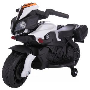 TOBBI Moto Elétrica 1 Assento 12V, com Luzes de LED, Porta USB, Branca