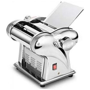 Máquina de Macarrão Elétrica, 135W, 6 Velocidades, Aço Inox, 110v, MINGFUXIN, Prateado