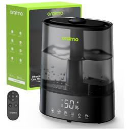 Umidificador de Névoa Fria e Quente, 6 Litros, Inteligente e Automático, Oraimo, Preto