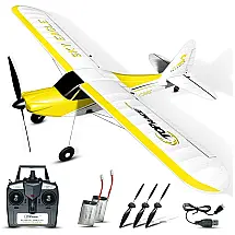 Top Race TR C385 Avião de Controle Remoto para Adultos com 3 Hélices, Idade Recomendada 14