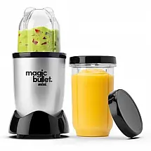 Liquidificador Pessoal Portátil 415mL Recarregável USB, 110V, Magic Bullet, Cinza e Preto