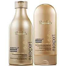 Shampoo Reconstrutor Instantâneo Serie Expert Absolut Repair Lipidium 250ml e Condicionador 150ml