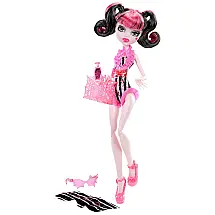 Monster High Boneca Draculaura para Crianças a partir de 6 Anos, MATTEL Y7303, Rosa