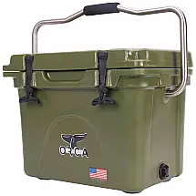 Cooler Térmico Portátil 20 Litros, ORCA, Verde