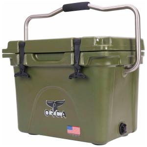 Cooler Térmico Portátil 20 Litros, ORCA, Verde