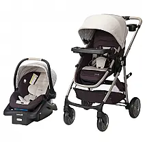 Cadeirinha Safety 1st Deluxe Grow and Go Cor Dunes Edge 8-em-1 Sistema de Viagem com Carrinho 1,8 a 22,7 kg