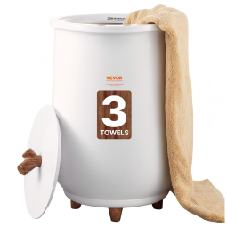 Aquecedor de Toalha Elétrico com Desligamento Automático e Temporizador de 4 Níveis para até 2 Toalhas Grandes, 110V, VEVOR E1819Z-US