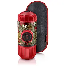 Cafeteira Elétrica Expresso Portátil 261 PSI 15,6cm 80ml Mini Manual Selva de Tatuagem, WACACO 8541895274, Vermelho