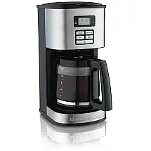 Cafeteira Elétrica Programável Até 12 xícaras Programável 3 Opções de Infusão, HAMILTON BEACH 49618, Cinza