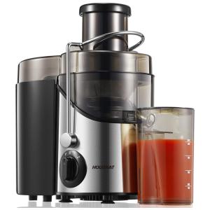 Centrífuga de Frutas com 3 Velocidades, Aço Inoxidável, 800W, 110v, HOUSNAT, Prateado