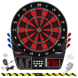 Jogo De Dardos Eletrônico, Acesso Rápido A 301 E Contagem, Display, Inclui Dardos E Pontas Extras, 43 Jogos, Até 16 Jogadores, Viper.