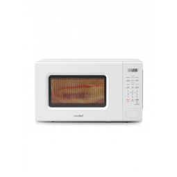 Micro Ondas de Bancada Retrô 19L com 11 Níveis de Potência, 110V 700W, COMFEE C20M1WB, Branco