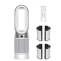 Purificador de Ar Dyson Hot+Cool HP07 Branco HEPA H13 Carbono Ativado 10 Velocidades Oscilacao 350 graus 2 Filtros 120V