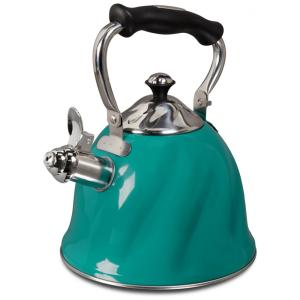 Chaleira de Chá 2.3 Litros em Aço Inoxidável com Apito, Mr Coffee, Verde