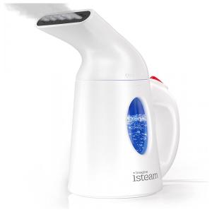 isteam Vaporizador de Roupas7 em 1 Portátil, Aquece em 60s, 120 mL, 900W, 110V, Branco