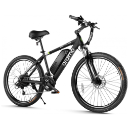 Bicicleta Elétrica para Adultos 21 Velocidades até 56km, 36V 350W, Oraimo, Preta