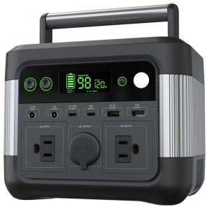 PULEIDA Gerador de Energia Solar Portátil 300W, 80000mAh 296Wh com 2 Tomadas AC e 4 USB